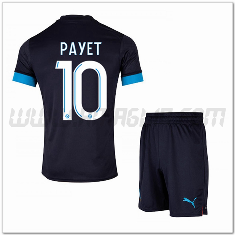 Kit Maglia PAYET #10 Marsiglia OM Bambino Seconda 2022 2023