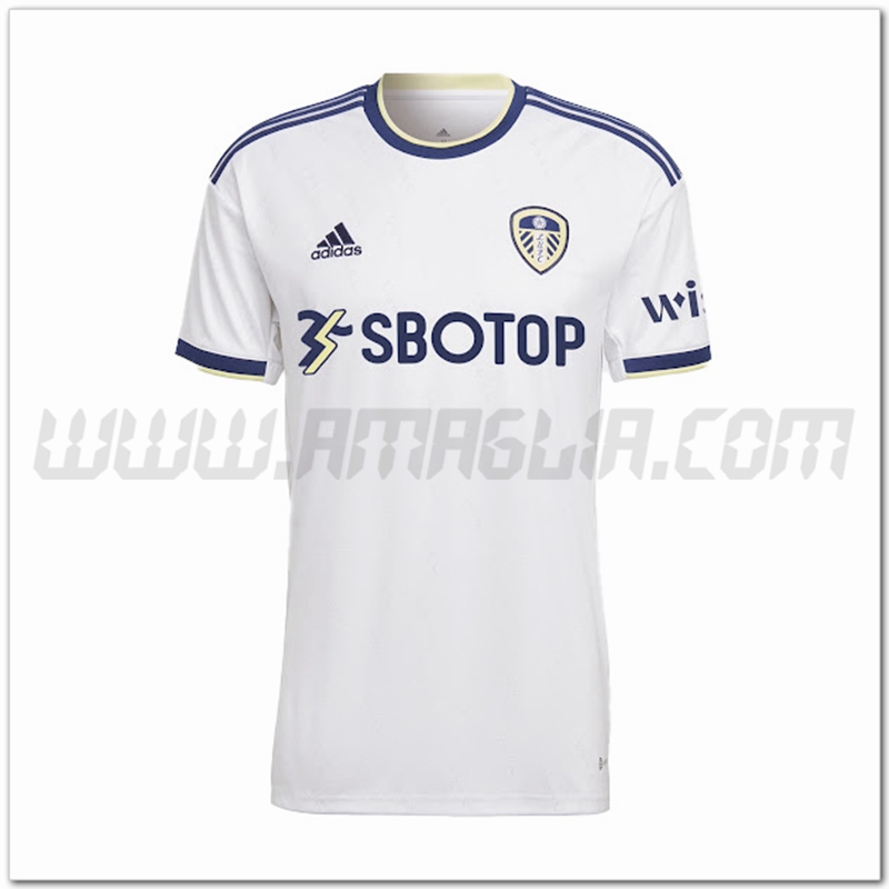 Leeds United Prima Nuovo Maglia 2022 2023 Bianco