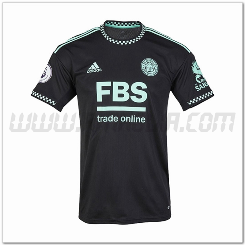 Leicester City Seconda Nuovo Maglia 2022 2023 Nero
