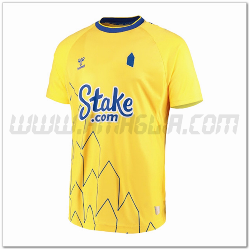 FC Everton Terza Nuovo Maglia 2022 2023 Giallo