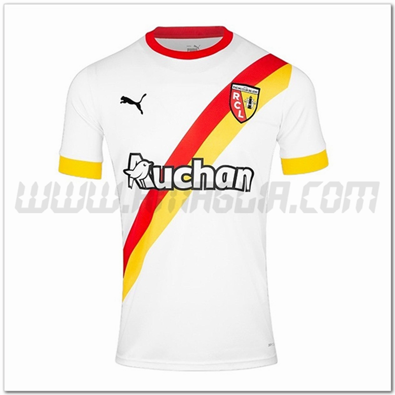 RC Lens Terza Nuovo Maglia 2022 2023 Bianco