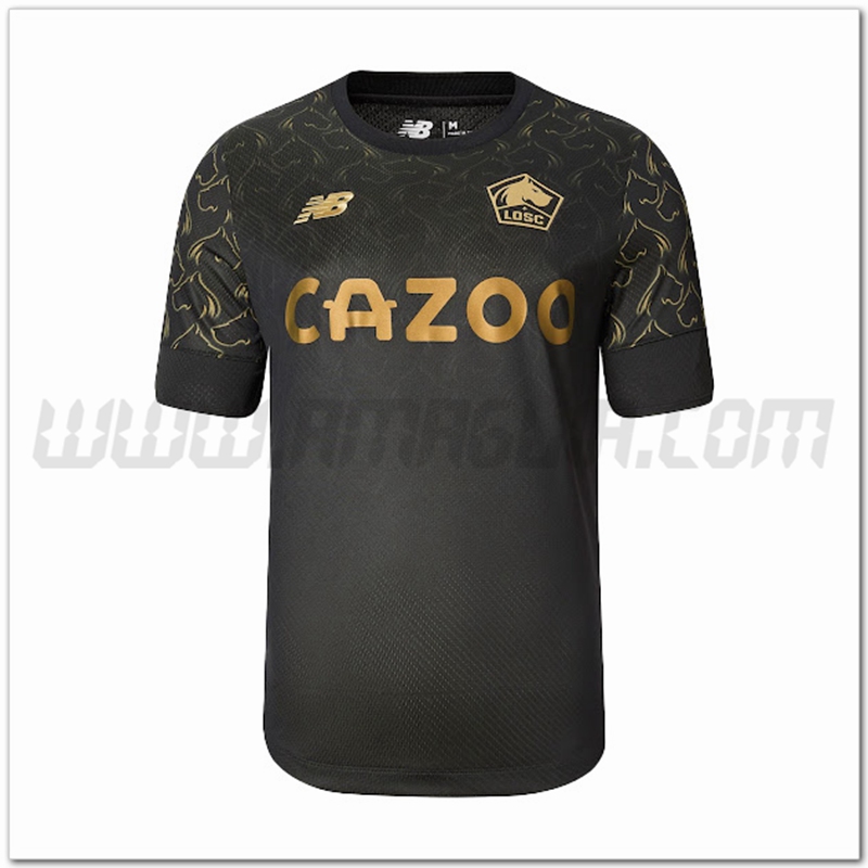 Lille LOSC Terza Nuovo Maglia 2022 2023 Nero
