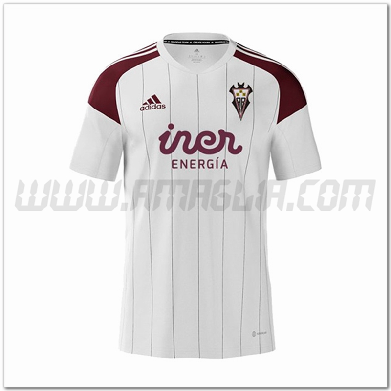 Albacete Balompie Prima Nuovo Maglia 2022 2023 Bianco