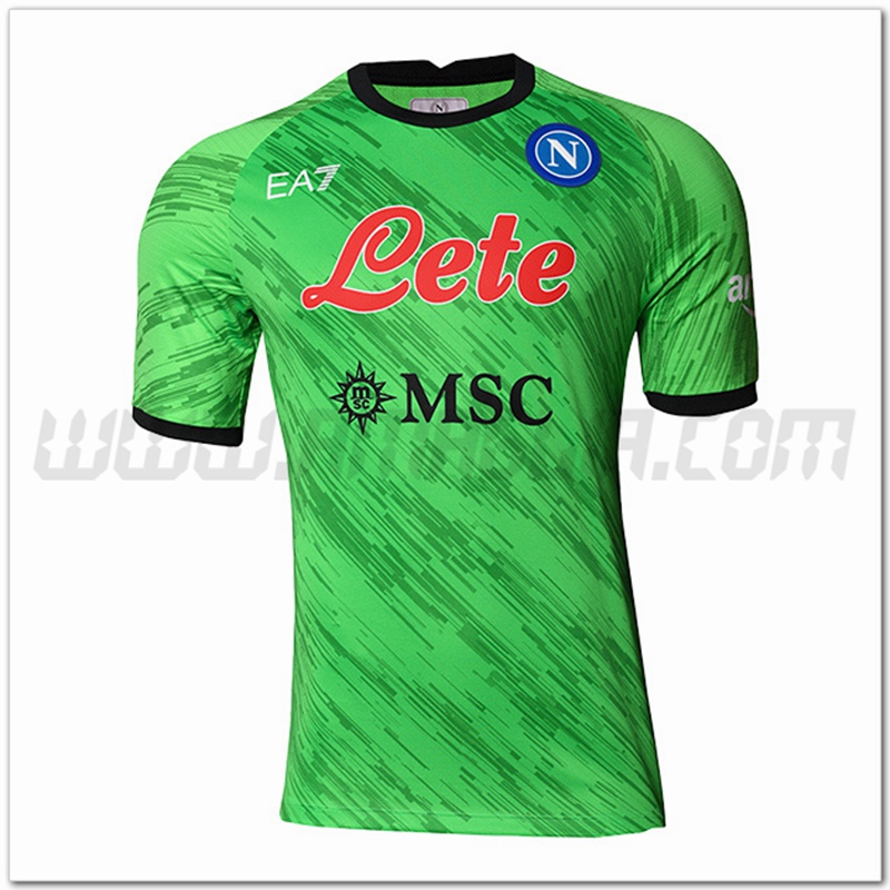 Nuovo Maglia Portiere SSC Naples 2022 2023 Verde