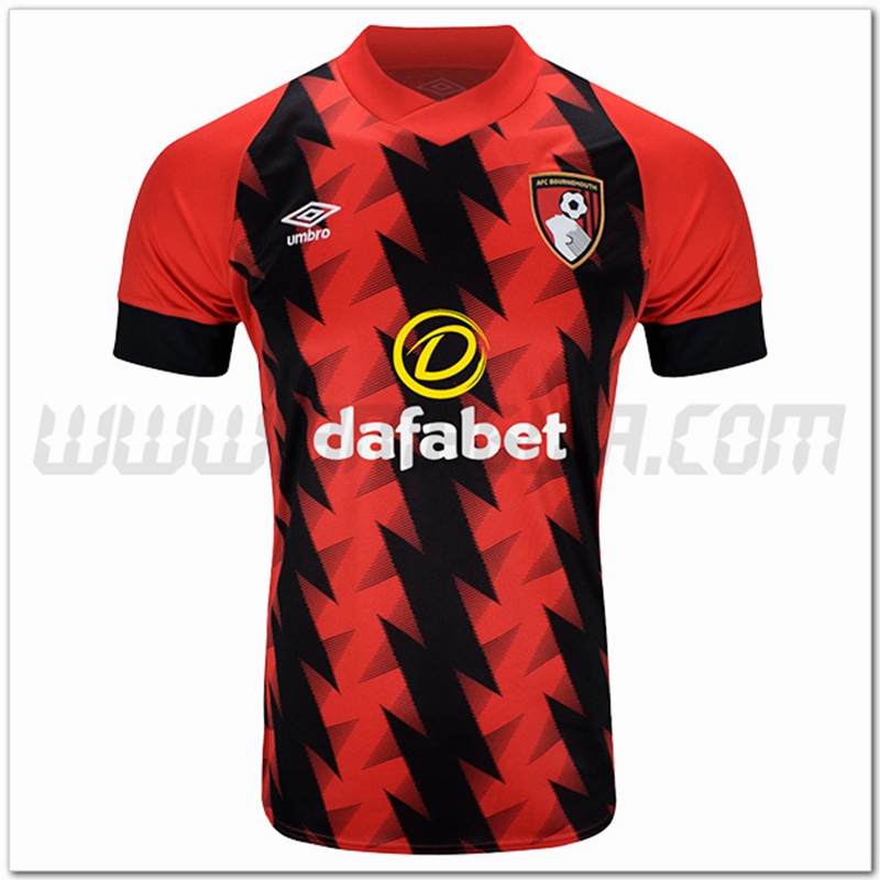 AFC Bournemouth Prima Nuovo Maglia 2022 2023 Rosso Nero