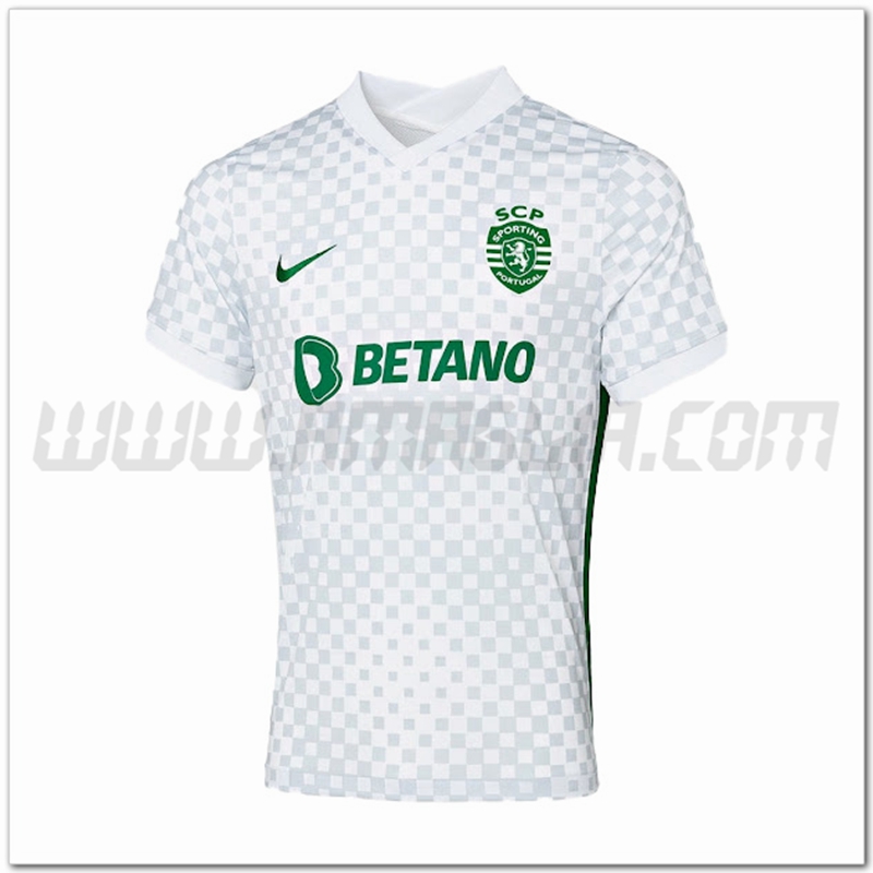 Sporting Terza Nuovo Maglia 2022 2023 Bianco