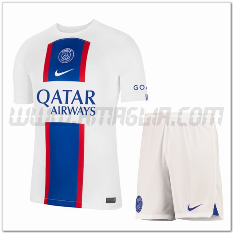 Kit Maglia Paris PSG Terza + Pantaloncini 2022 2023