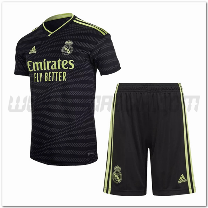 Kit Maglia Real Madrid Terza + Pantaloncini 2022 2023