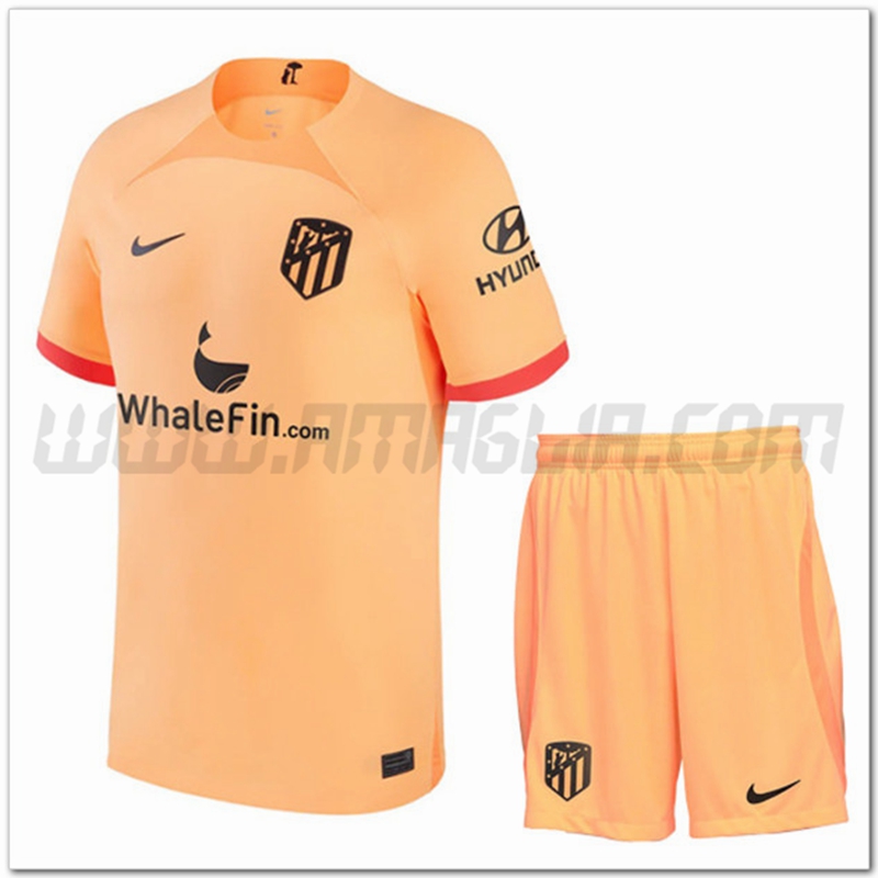 Kit Maglia Atletico Madrid Terza + Pantaloncini 2022 2023