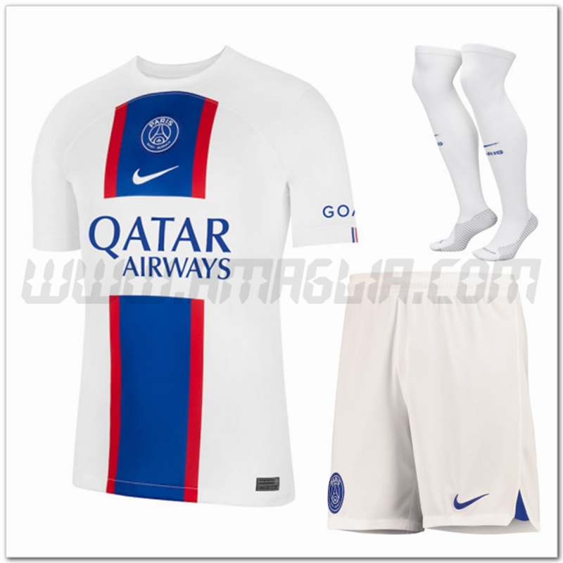Kit Maglia Paris PSG Terza (Pantaloncini + Calzini) 2022 2023