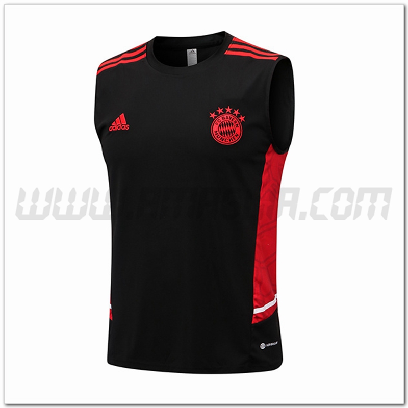 Canotta da Allenamento Bayern Monaco Nero 2022 2023