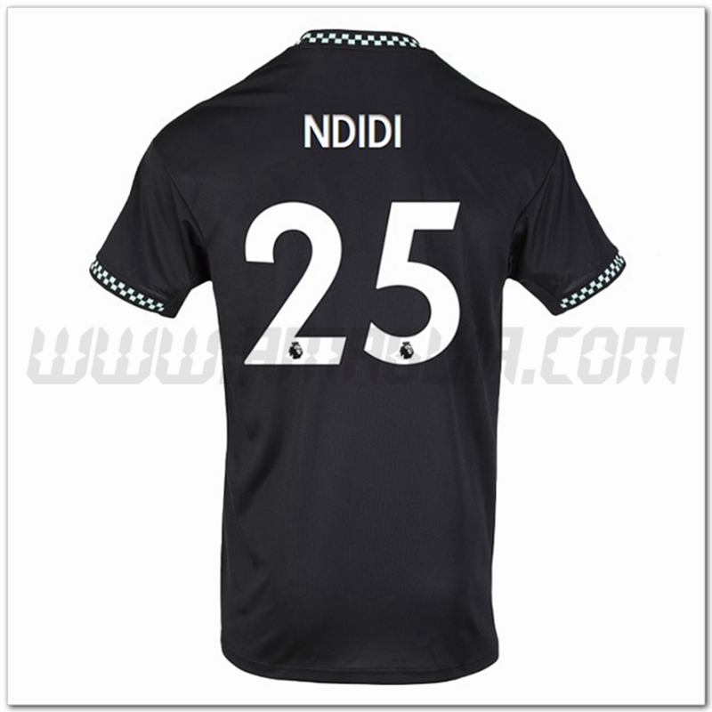 Seconda Maglia NDIDI #25 Leicester City 2022 2023