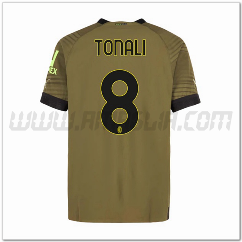 Terza Maglia TONALI #8 AC Milan 2022 2023
