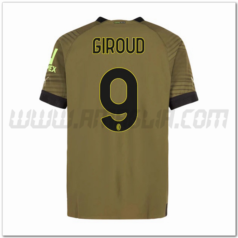 Terza Maglia GIROUD #9 AC Milan 2022 2023