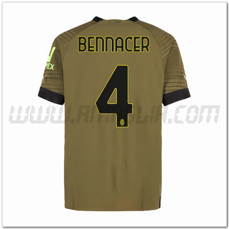 Terza Maglia BENNACER #4 AC Milan 2022 2023