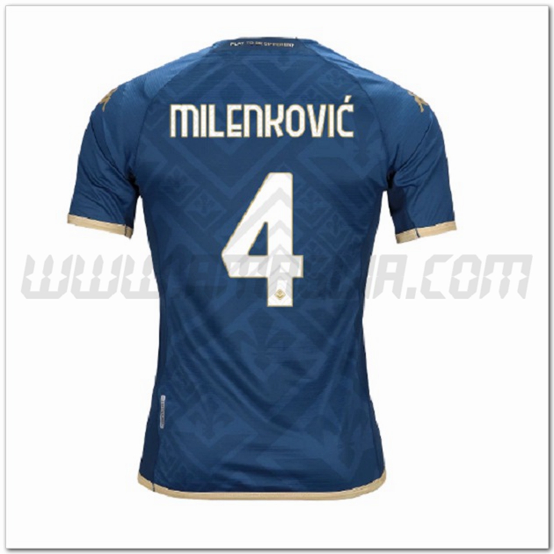 Terza Maglia MILENKOVI鑶?#4 ACF Fiorentina 2022 2023