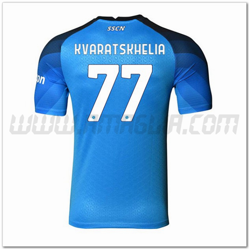 Prima Maglia KVARATSKHELIA #77 SSC Napoli 2022 2023