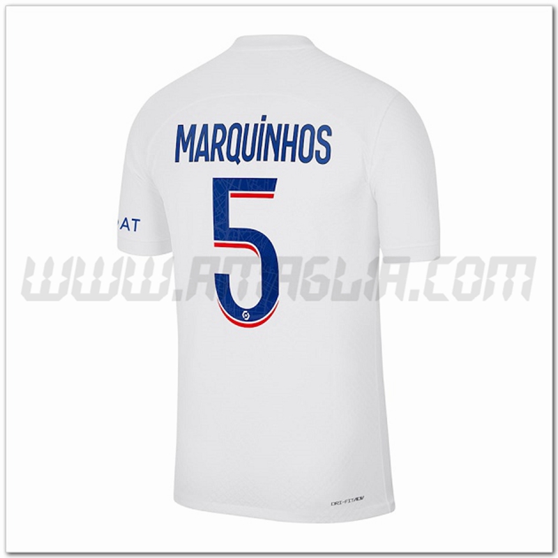 Terza Maglia MARQUINHOS #5 Paris PSG 2022 2023