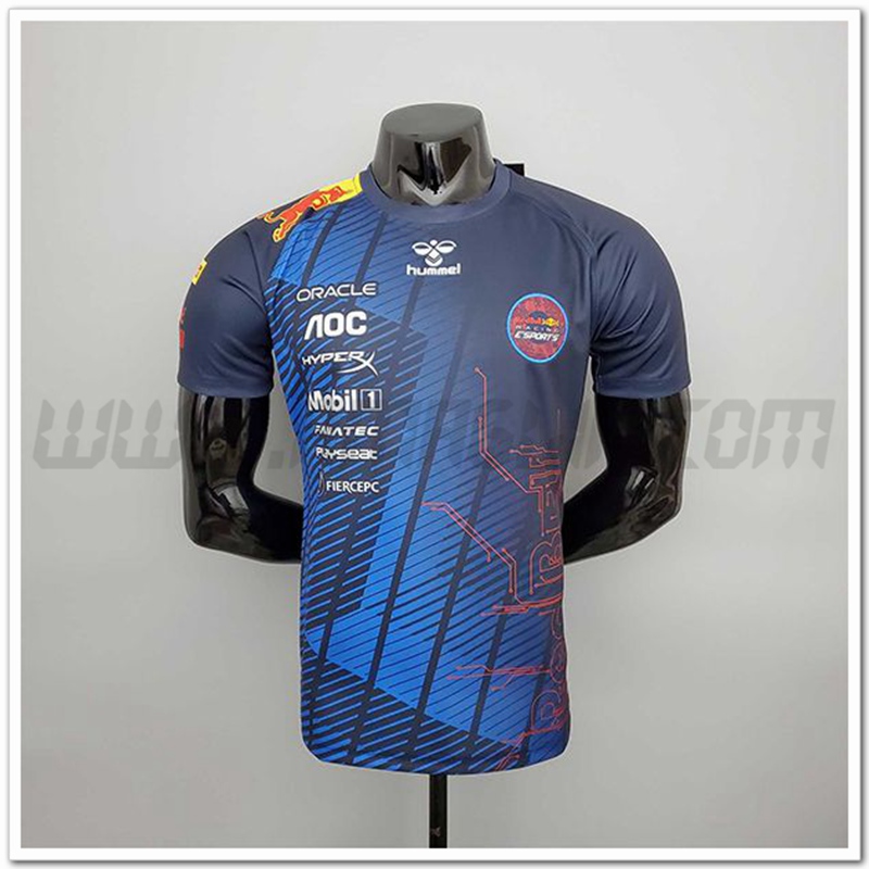 Maglietta F1 RedBull Racing Team Blu 2022 Esports Version