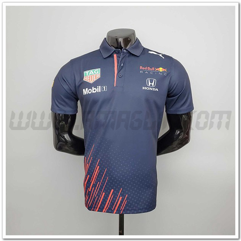 Maglia Polo F1 RedBull Racing Team Blu Scuro 2022