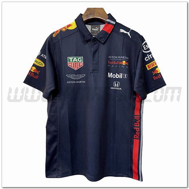 Maglia Polo F1 RedBull Racing Team Blu Scuro 2022