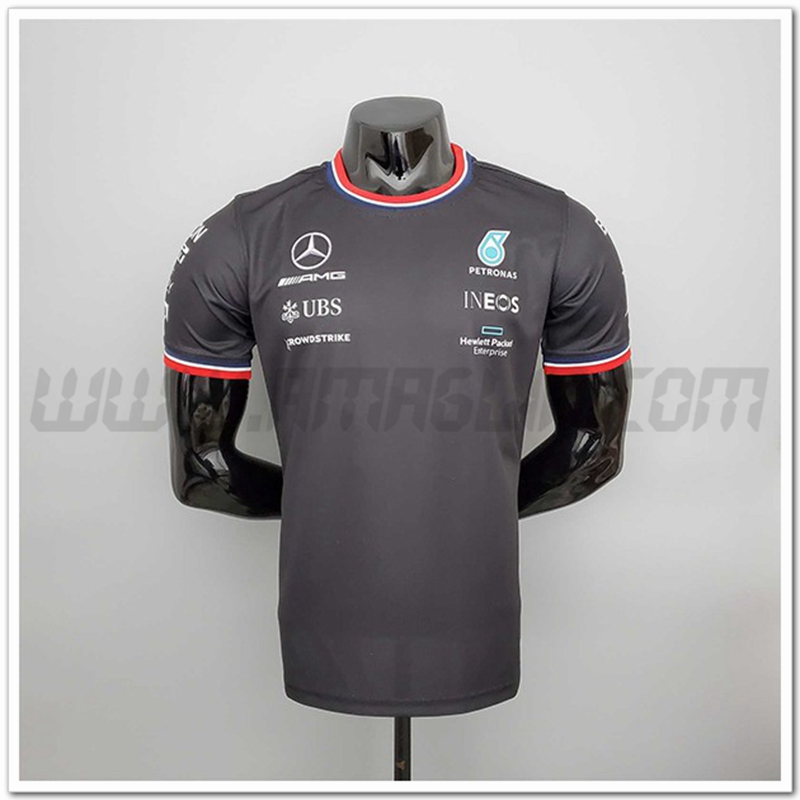 Maglietta F1 Mercedes Benz Team Nero 2022