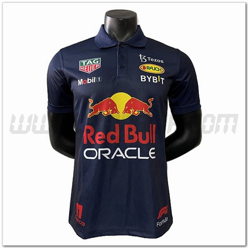 Maglia Polo F1 RedBull Racing Team Blu Scuro 2022