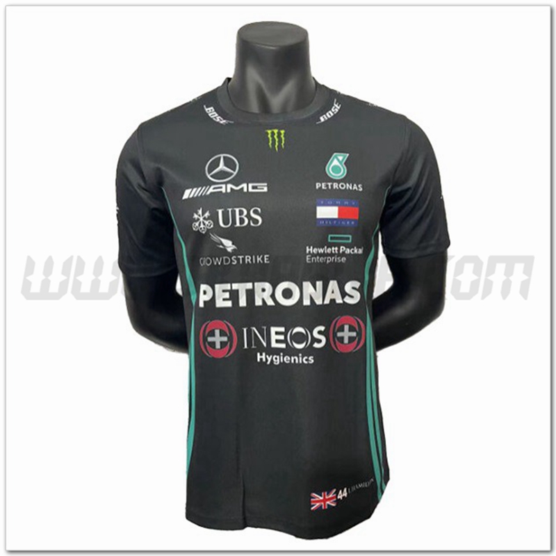 Maglietta F1 Mercedes Benz Team Nero 2022