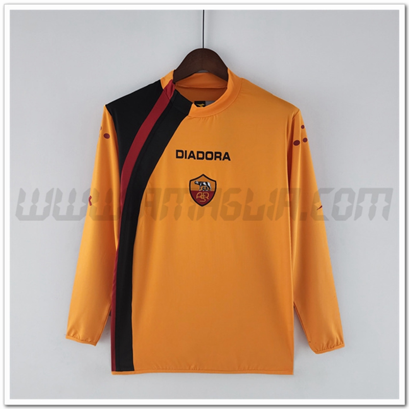Prima Maglia AS Roma Maniche lunghe Retro 2005/2006