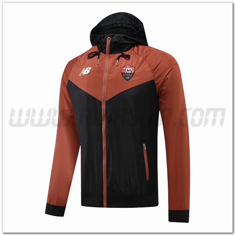 Giacca a Vento AS Roma Nero/Brune 2022 2023