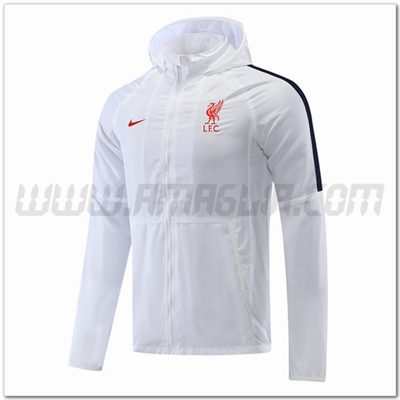 Giacca a Vento FC Liverpool Bianco 2022 2023