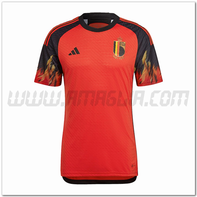 Nuovo Maglia Squadra Belgio Prima 2022 2023