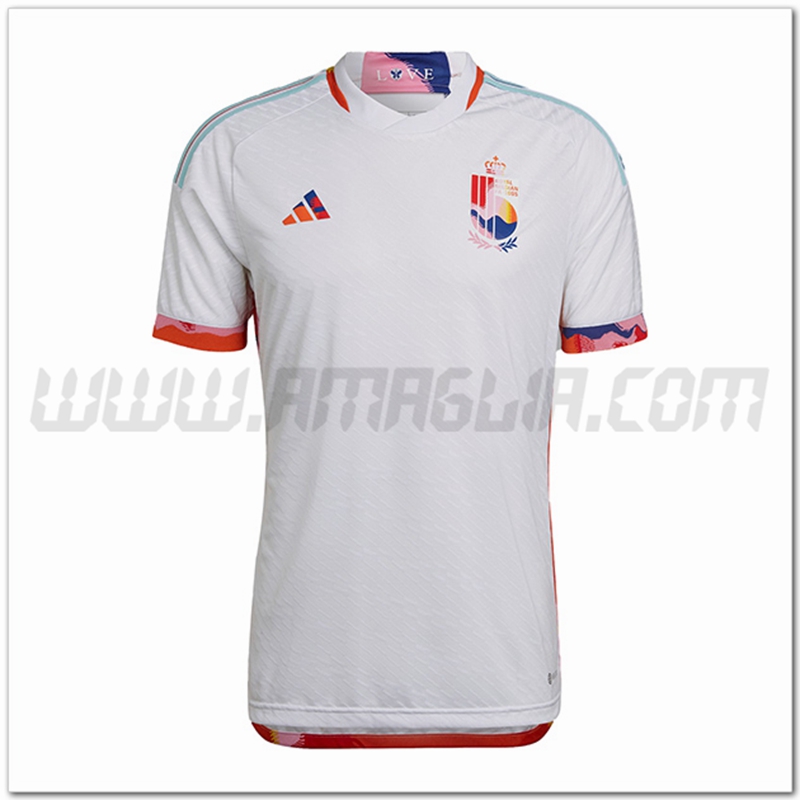 Nuovo Maglia Squadra Belgio Seconda 2022 2023