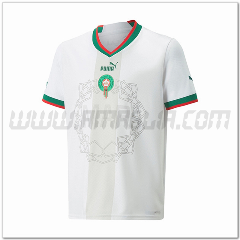 Nuovo Maglia Squadra Marocco Seconda 2022 2023