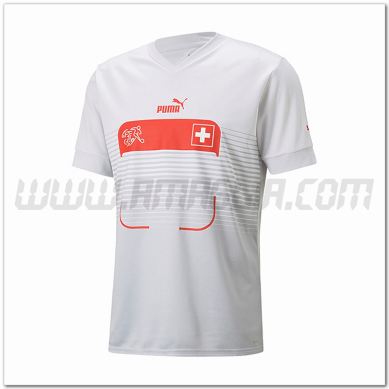 Nuovo Maglia Squadra Svizzero Seconda 2022 2023