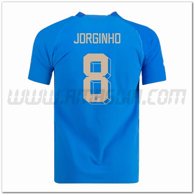 Prima Maglia JORGINHO #8 Italia 2022 2023