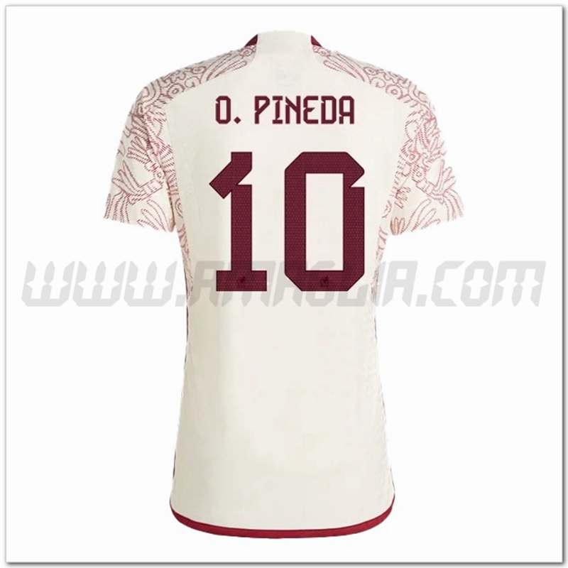 Seconda Maglia O. PINEDA #10 Messico 2022 2023