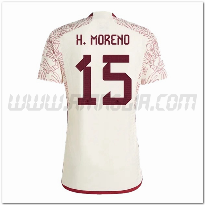 Seconda Maglia H. MORENO #15 Messico 2022 2023