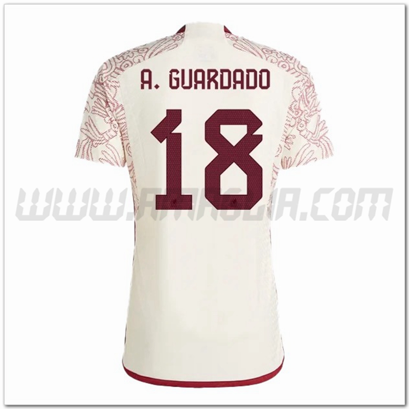 Seconda Maglia A. GUARDADO #18 Messico 2022 2023
