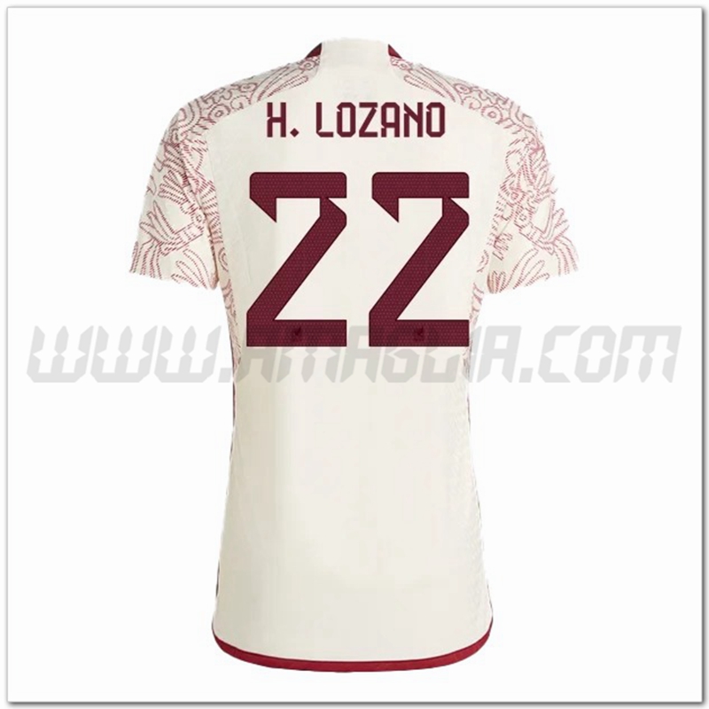Seconda Maglia H. LOZANO #22 Messico 2022 2023