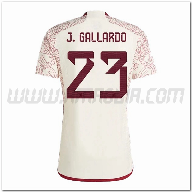 Seconda Maglia J. GALLARDO #23 Messico 2022 2023