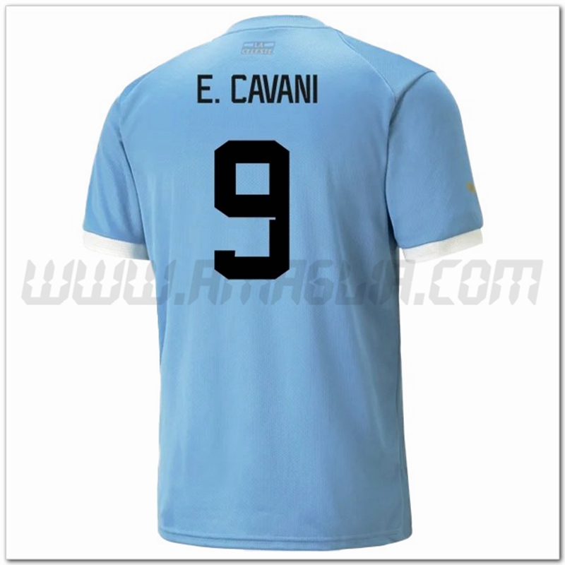 Prima Maglia L.SUAREZ #9 Uruguay 2022 2023
