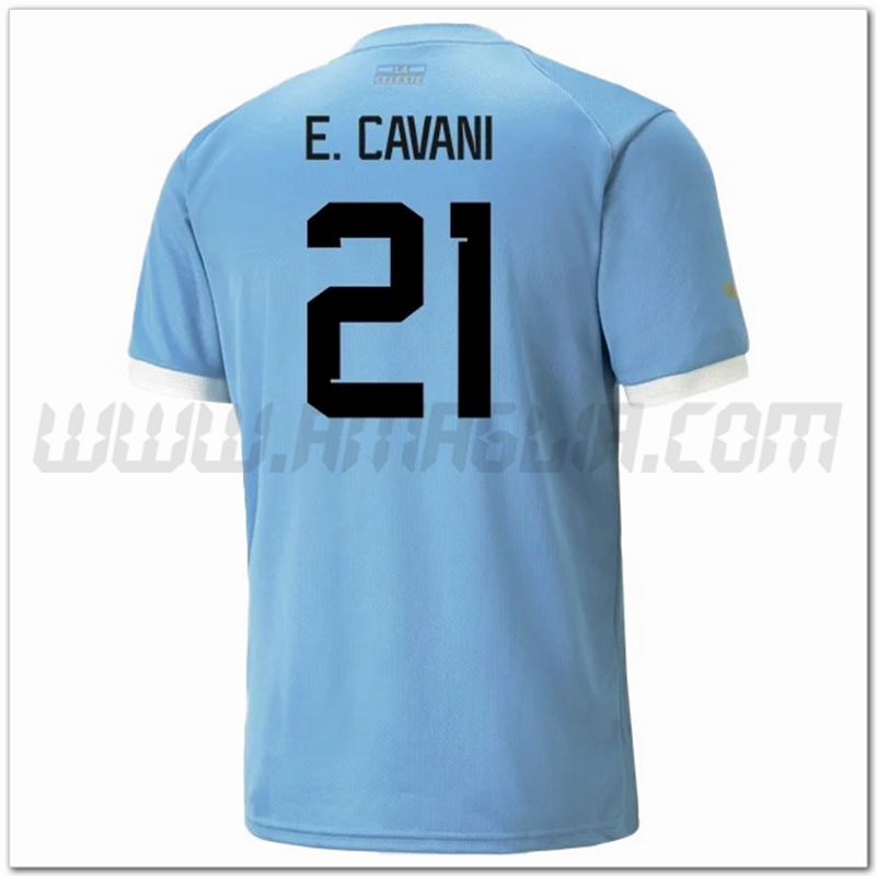 Prima Maglia E.CAVANI #21 Uruguay 2022 2023