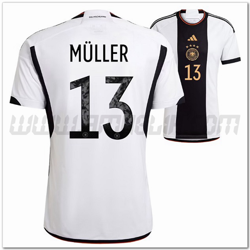 Prima Maglia M脺LLER #13 Germania 2022 2023
