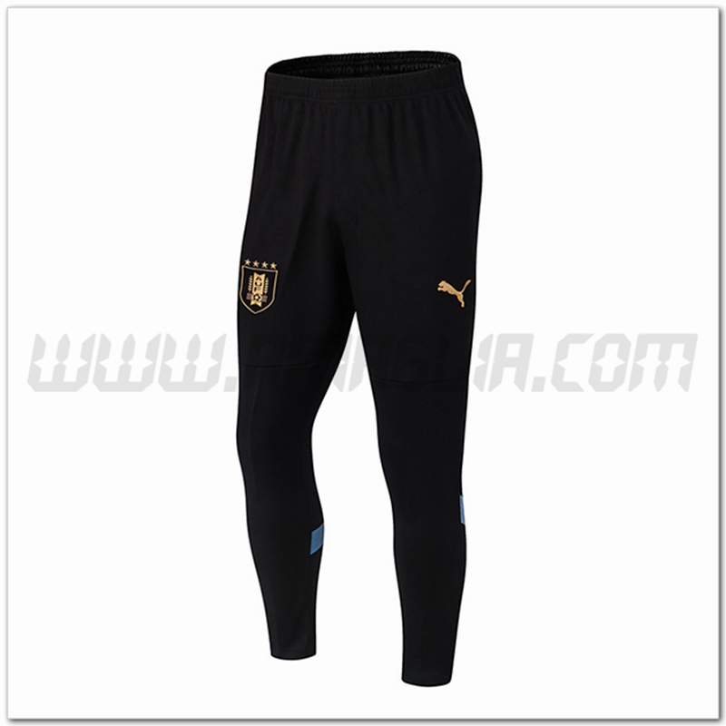 Pantaloni Allenamento Uruguay Nero 2022 2023