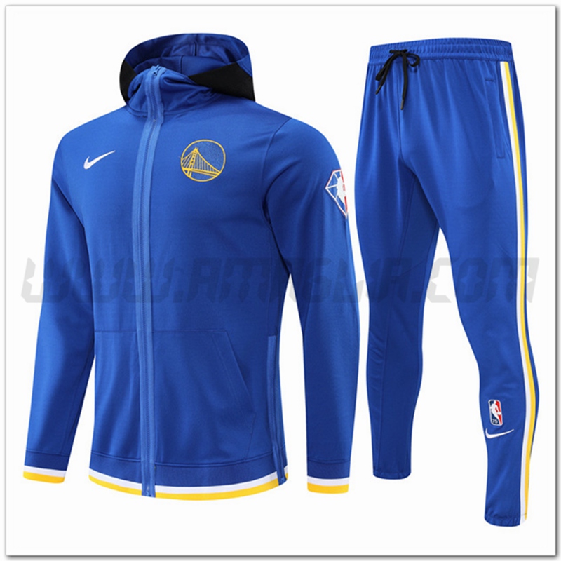 Tuta Allenamento Golden State Warriors Blu 2022
