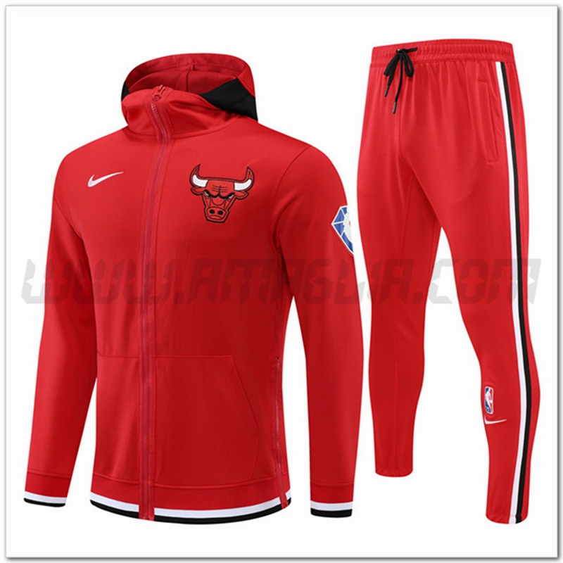 Tuta Allenamento Chicago Bulls Rosso 2022