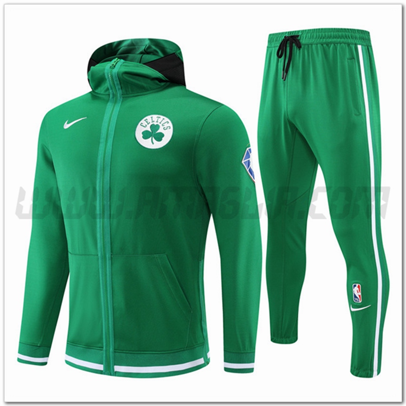 Tuta Allenamento Boston Celtics Verde 2022