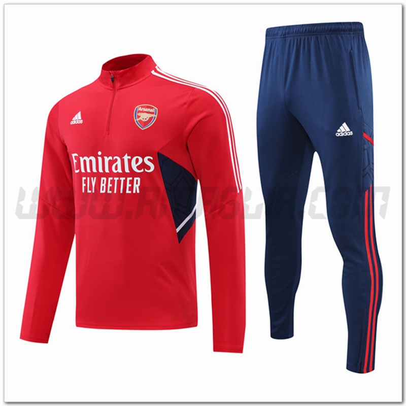 Tuta Allenamento Arsenal Rosso 2022 2023