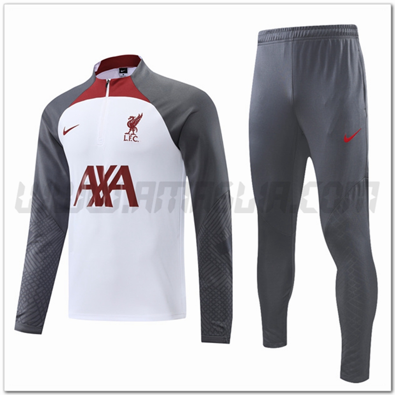 Tuta Allenamento FC Liverpool Bianco 2022 2023